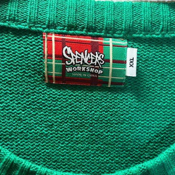 Spencer’s Adult Christmas Sweater XXL Funny Gingerbread Holiday Ugly Xmas Party - Picture 2 of 5